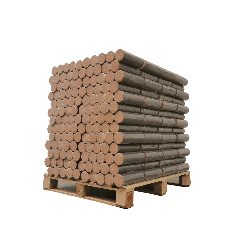 BÛCHES COMPRESSÉES 100% FEUILLUS – PALETTE DE 1040KG