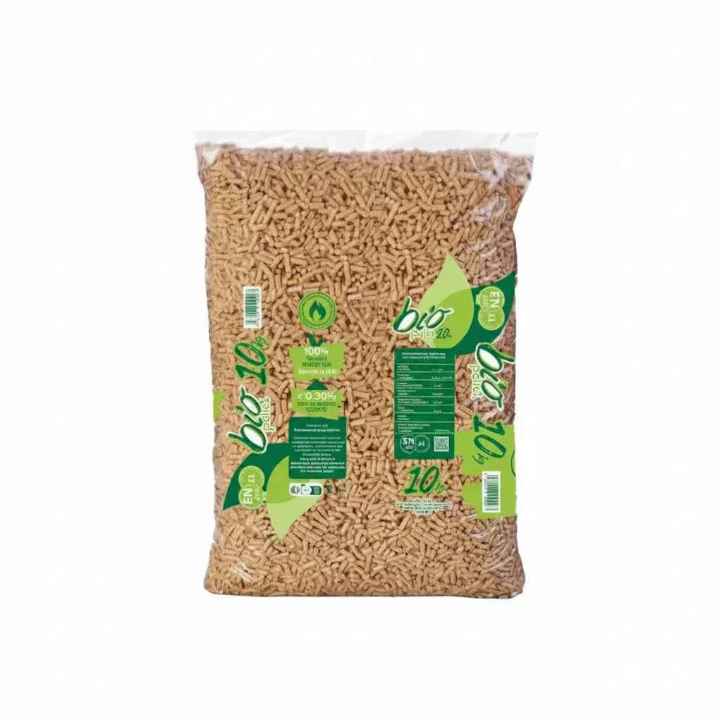 Granulés de Bois EnPlus A1 – 100 % Résineux – Palette 1120 kg (112 sacs de 10 kg