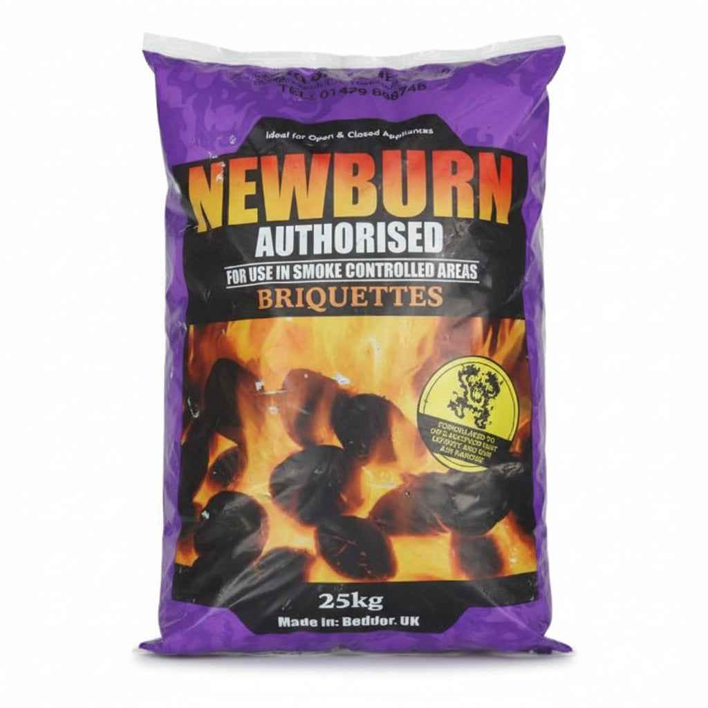 Newburn – Charbon Sans Fumée Palette de 40 Sacs de 25 kg – Homologué DEFRA & HETAS