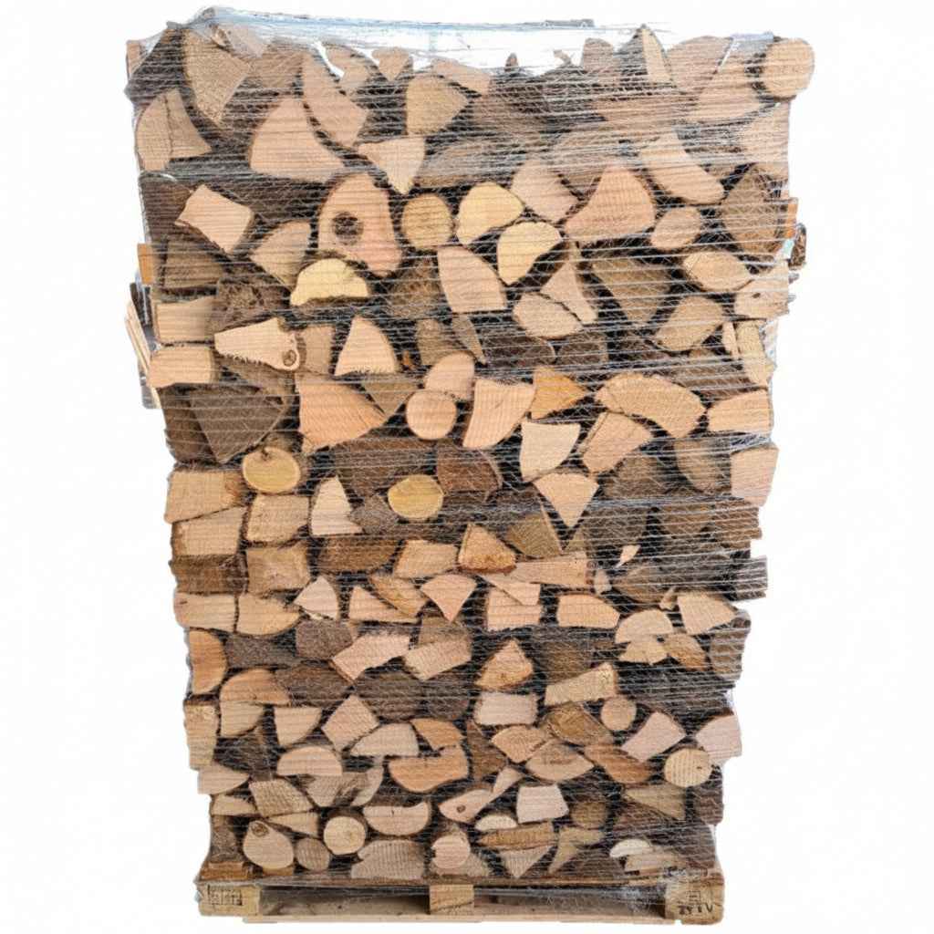 Bois de Chauffage Sec 30 cm – Palette 2 m³ – 3 Stères – Chêne, Hêtre, Charme, Frêne