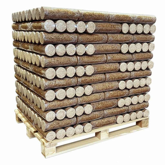 Bûches Compressées Premium  Haut Rendement – Palette 960 kg