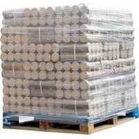 Bûches Compressées de Bois Densifié 27-30 cm Palette 1 Tonne 66 Packs Fabriqué en France